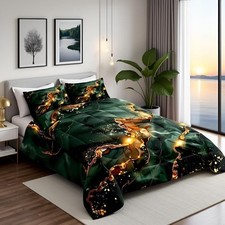 Abstract Marble Comforter Set Size,Luxury Stone Texture Modern Twin Multi 09
