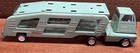 Vintage Tonka Car Carrier Transport Truck Pressed Steel Green