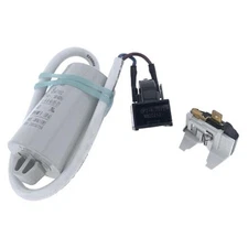 4.7 Ohm 3-Pin PTC Starter/Start Relay QP2-4.7G12 and Overload and Capacitor 
