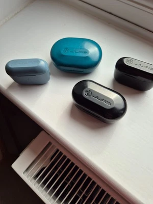 Job Lot of 4 x JLab Go Air True Wireless Earbuds | Mixed Black & White | Unteste - Image 1 of 4