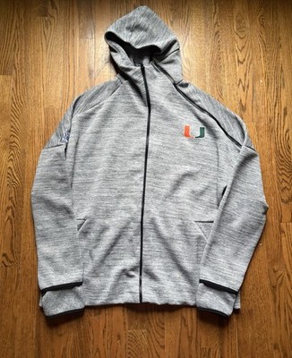University Miami Hurricanes 2018 Pinstripe Bowl Team Issued Men's 2XL Full Zip