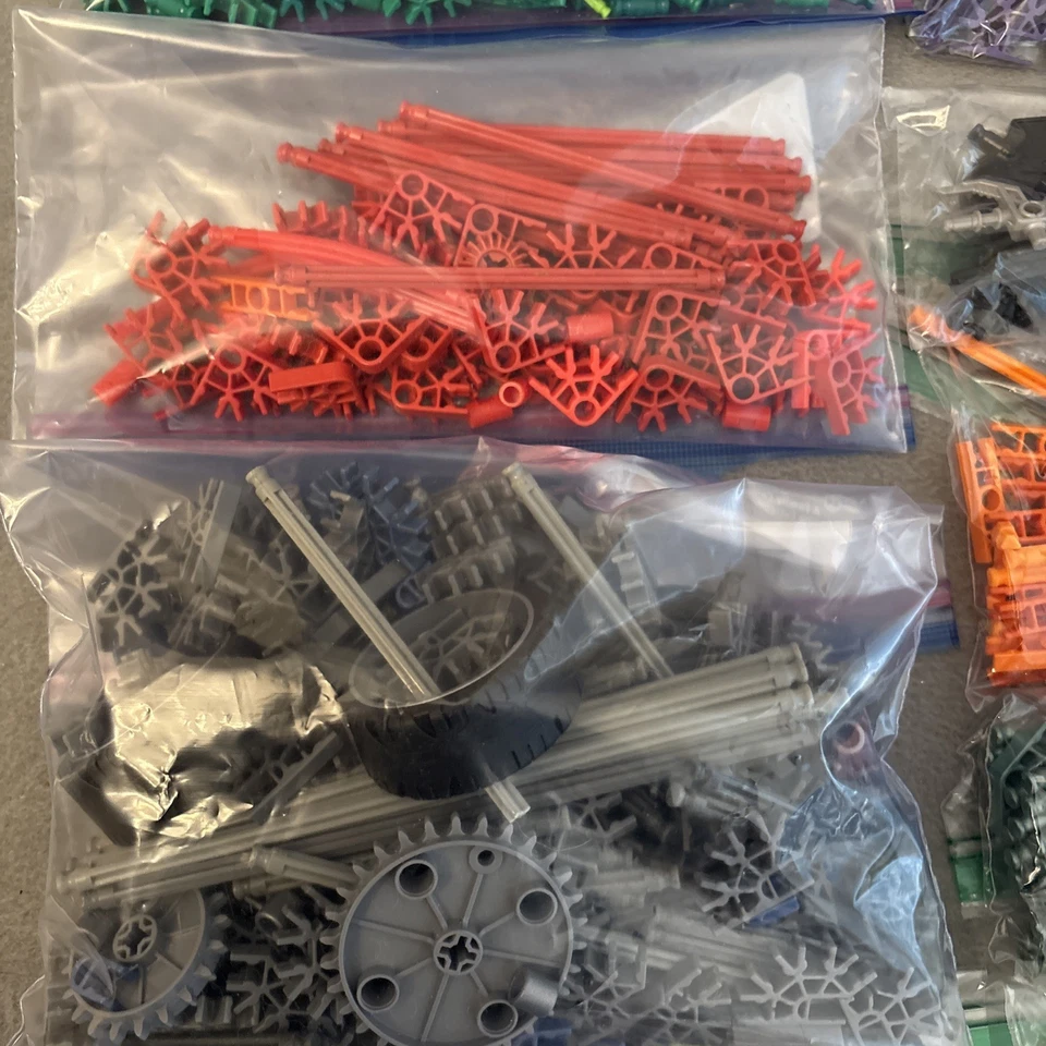 Lote misto de peças K’nex 6 lb. - Imagem 3 de 4