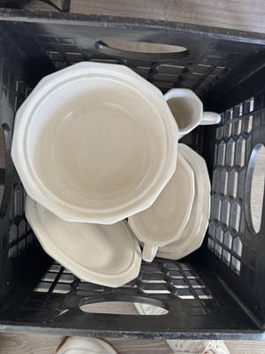 Iron Stone Dishes Several Different Pieces. See Photos.