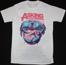 Asking Alexandria band Crab Men T-shirt White Unisex All Sizes XB252