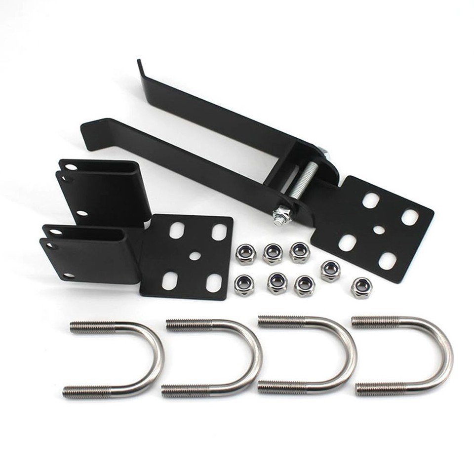 Chain Link Fence Latch Double Gate Latch Black Color Easy Installation ...