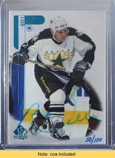 1999 SP Authentic Buybacks 50/100 Brett Hull (98-99 Authentic) #24 Auto HOF fl4