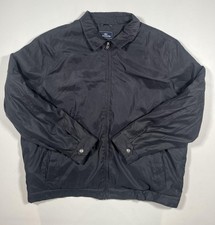 Dockers Jacket Mens 2XL Black Fleece Lined Wi...