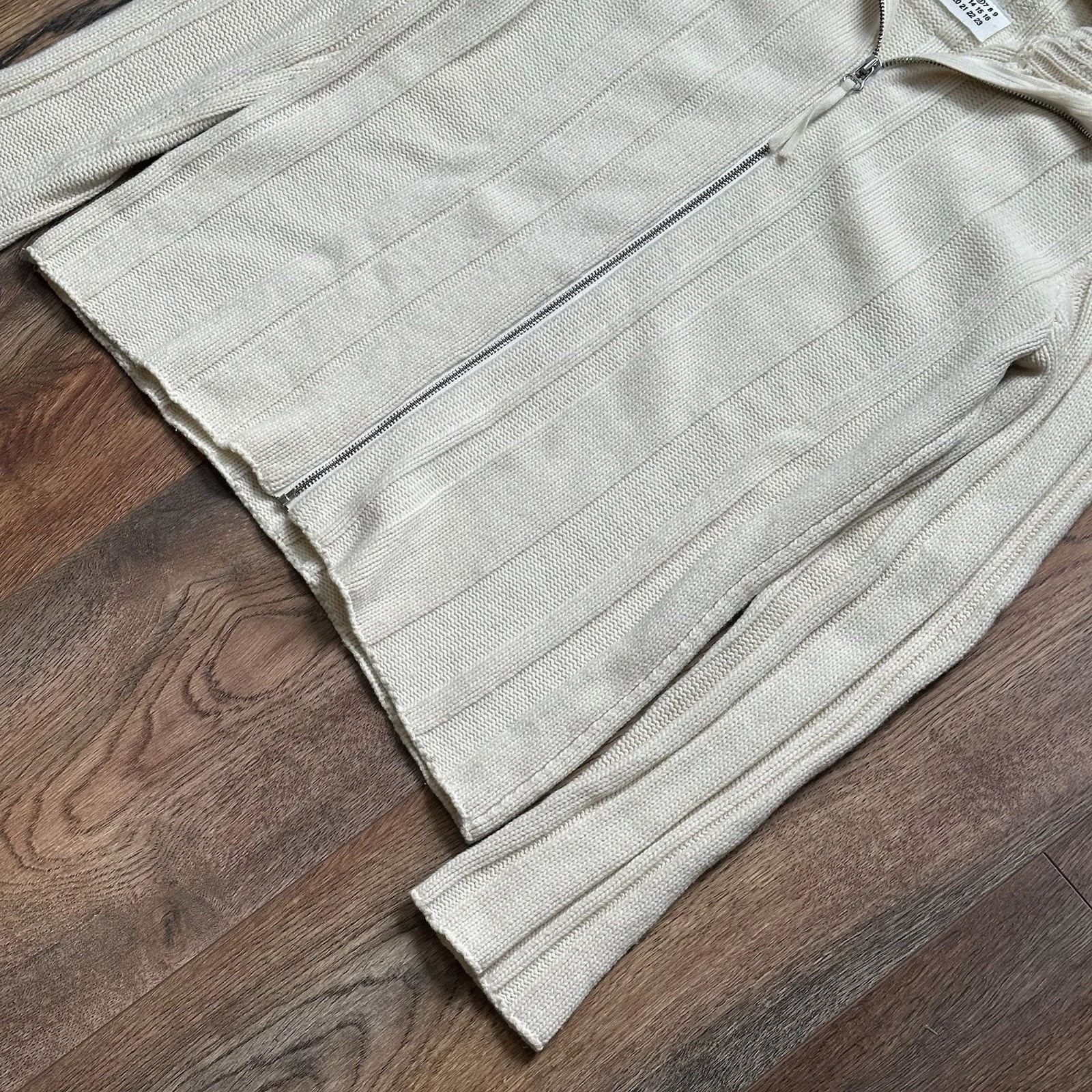 MAISON MARGIELA Felpa con cappuccio Maison Martin Margiela Archivio Maglia Gilet Cappuccio Taglia (L) Rara Francia