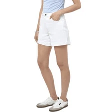 RM Rebecca Minkoff Shorts Women’s 4 White Jean Denim High Rise 90s Short $64 NEW