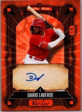 2024 Wild Card 5 Card Draw 1/5 Auto Parallel Dario Laverde 5CDC-DLA Auto