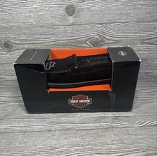Harley Davidson Women's Crystal Embellished Moccasin Slippers D83011 Size 11