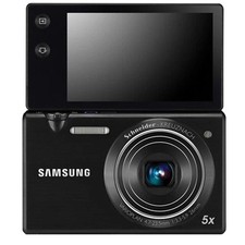 Samsung MV800 5X Optical Zoom Digital Camera 16.1MP Selfie Flip-out Vlog Black