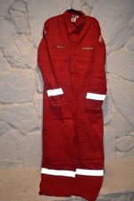 Wenaas Halliburton Team Oilfield Antiflame Red Coverall Sz US 52 TALL-HRC2 PXO60