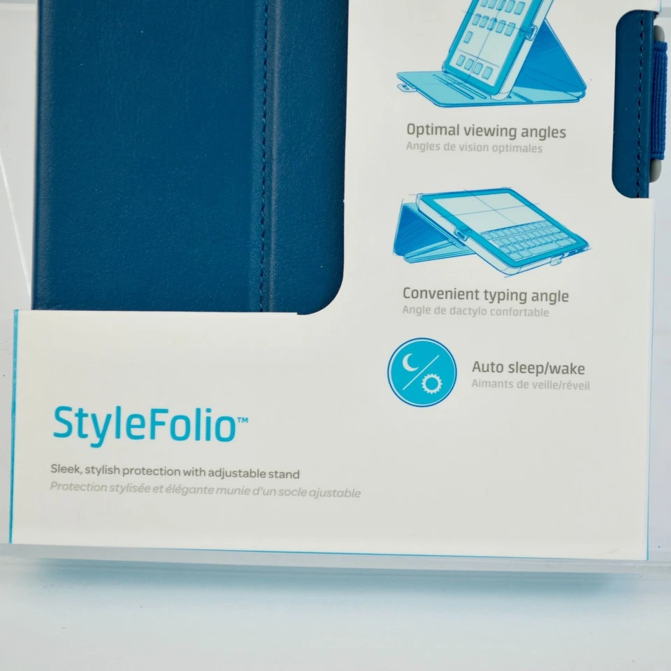 Speck All iPad mini 2 3 StyleFolio Teal Blue Case New - Image 3 of 4