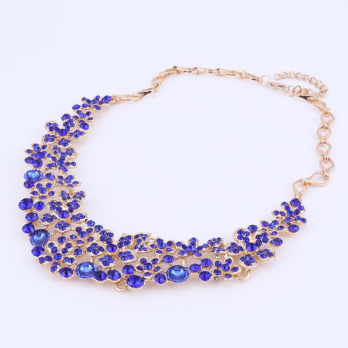 Conjunto de joyería de regalo de boda para mujer con flores de cristal - Imagen 27 de 106