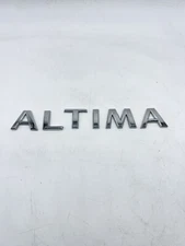 02-06 Nissan Altima Emblem Letters Symbol Logo Badge Trunk Rear Chrome OEM