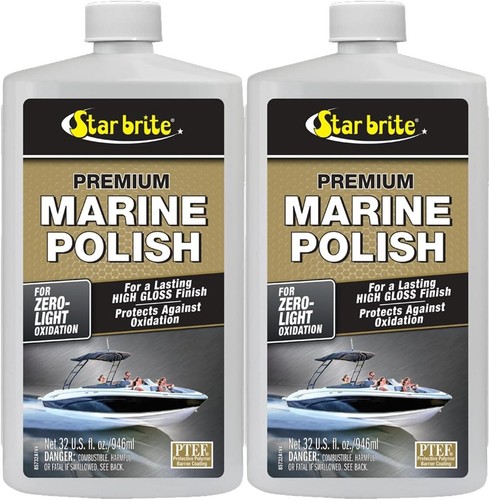 Star Brite 85732 Premium Marine Polish w/ PTEF Painted Surface Fiberglass 2 PACK