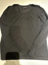 Isabel Marant Black Ultra Fine Wool Top