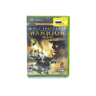 Full Spectrum Warrior (Microsoft Xbox, 2004) Complete CIB Tested