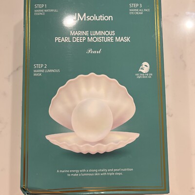 [JM Solution] 3 Step Marine Pearl Deep Moisture Mask 30ml x 10EA Exp 10/24