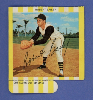 1966 Kahn's Wieners Bob Bailey Pittsburgh Pirates