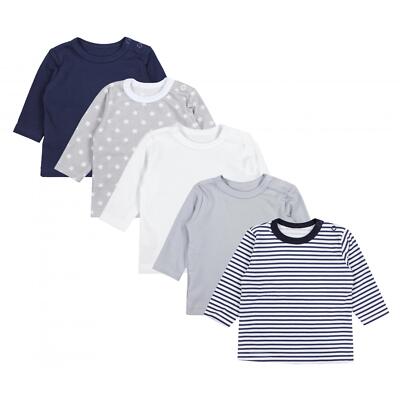 TupTam Baby Jungen Langarmshirt 5er Pack