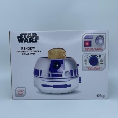 Star Wars R2-D2 Toaster Active Sounds Lights Galaxy Two-Slice Uncanny  Brands