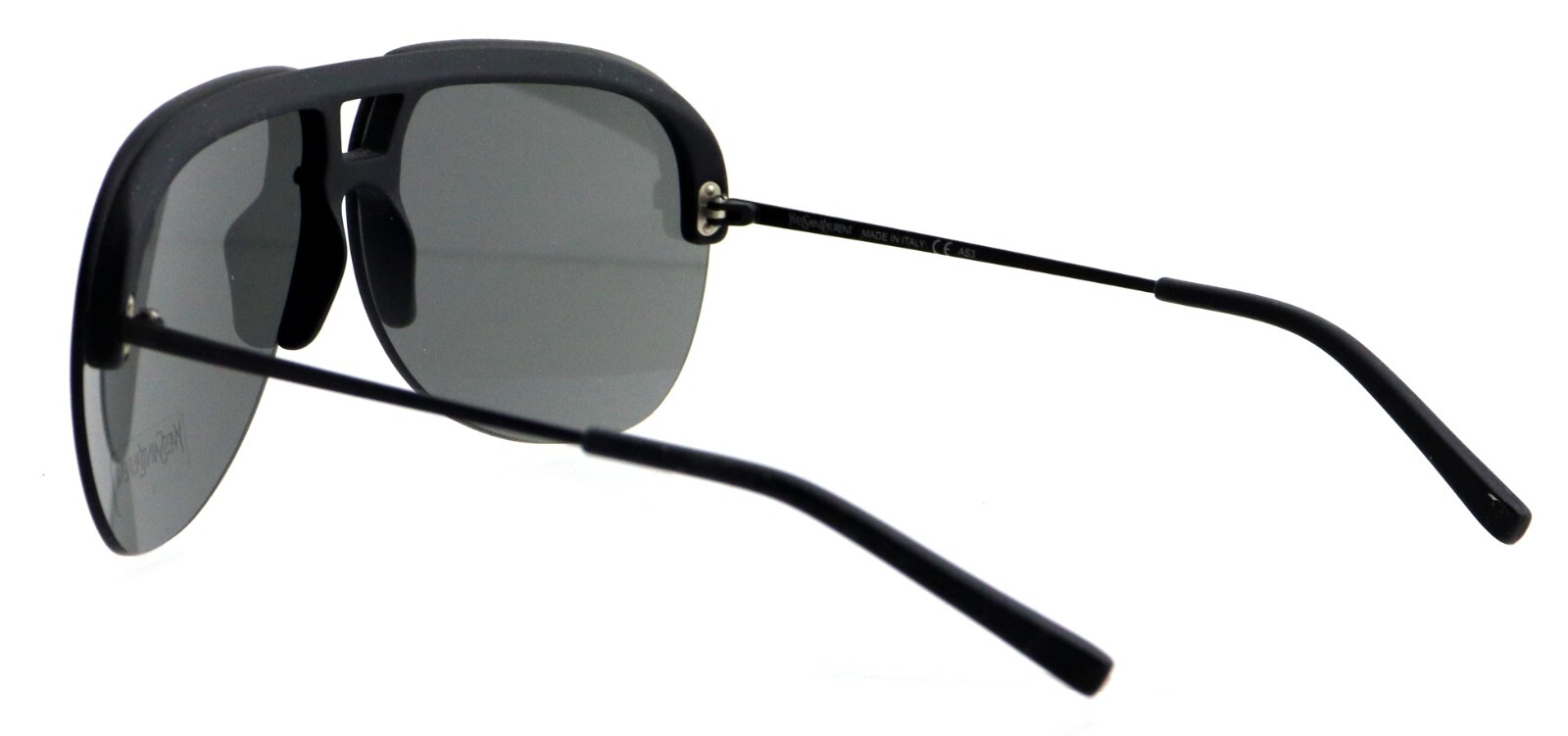 Nuovi YVES SAINT LAURENT YSL 2318 S 927R6 54mm Occhiali da sole neri aviatore Italia