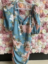 Puff sleeve summer mini dress