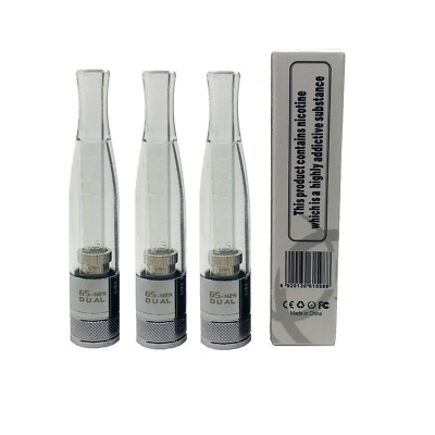 elfbar nachfüll pod läuft aus Genuine 3x GS H2S Dual Core Atomizer Atomiser Clearomizers e Shisha Vape  Hookah