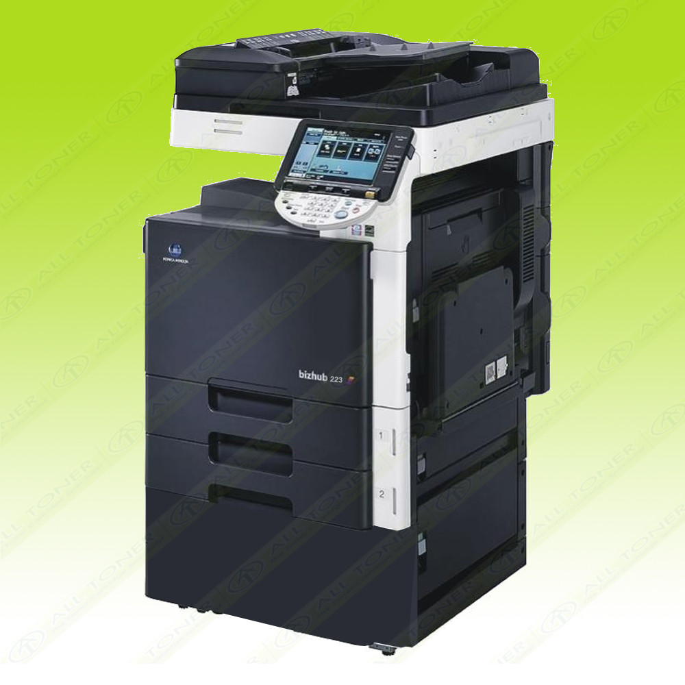 Konica Minolta Bizhub 223 Laser Mono Printer Scanner Copier