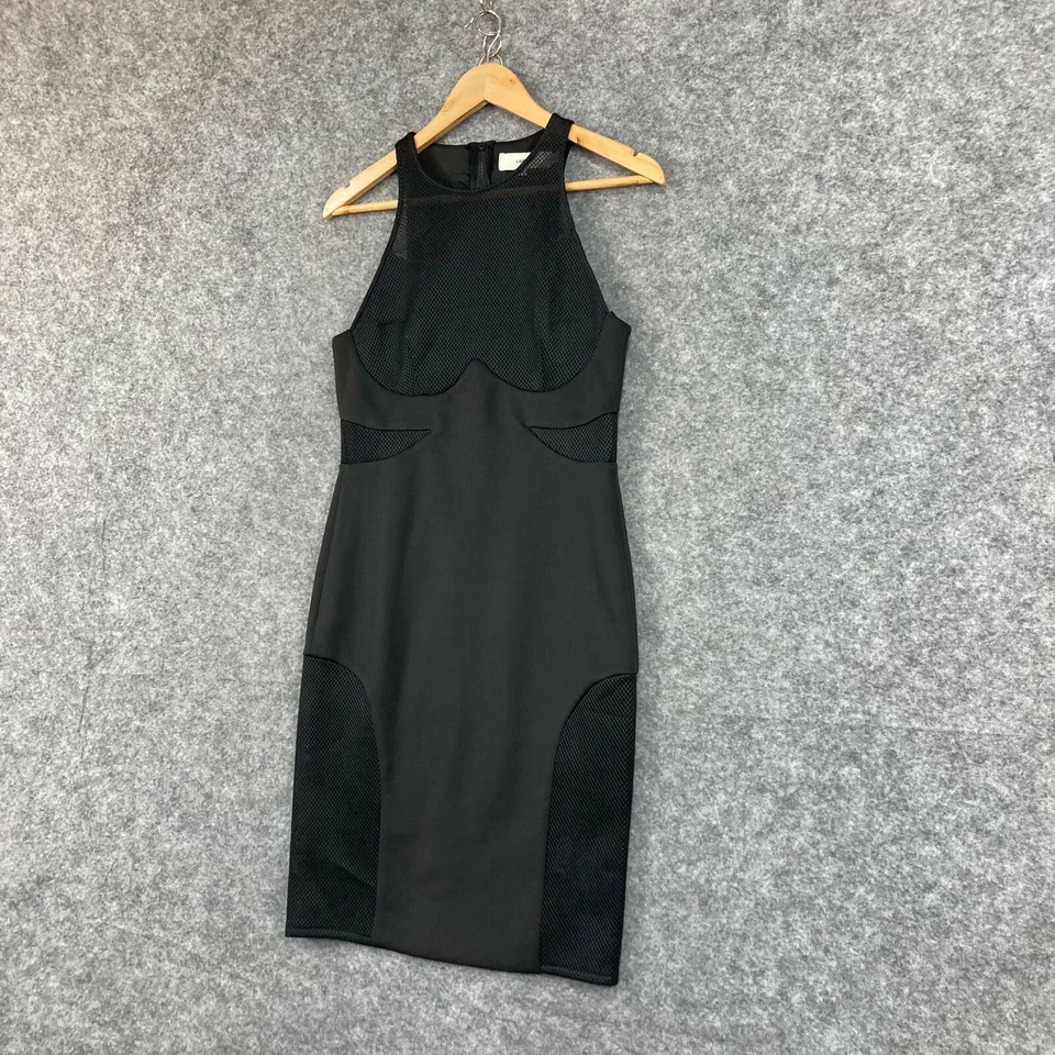 Vestido camafeo para mujer talla M mediano negro sin mangas funda cremallera 37808 Foto 2 de 4