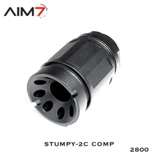 Aim7 STUMPY-2C 9mm & 22LR & .40Cal Linear Comp 3 PCS muzzle brake