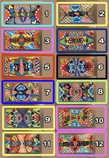 C13 Talavera Quadruple switch Wall Plate Mexico Amigos Pottery hand Paint