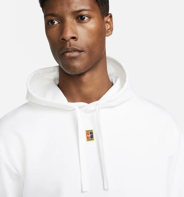 Nike Court Tennis Fleece Hoodie White Size Men's L DA5711-100 With Tag for  sale online | eBay