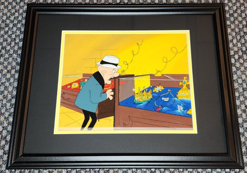 1970s MR MAGOO PRODUCTION ANIMATION CEL ON ORIGINAL HAND PAIND ...