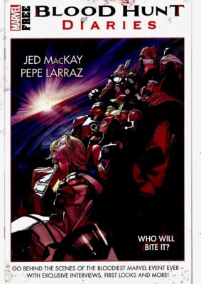 BLOOD HUNT #1 (2024 Marvel)  DIARIES   NEAR MINT   FIRST PRINT  promo comic