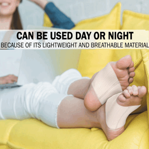 Compression Arch Support Plantar Fasciitis Gel Pad Brace Sleeve Ankle Foot Wrap - Picture 8 of 19