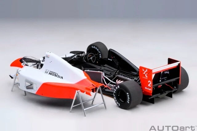 89152 AUTOart 1:18 McLaren Honda MP4/6 Japan GP 1991 #2 G.Berger model car - Image 3 of 4