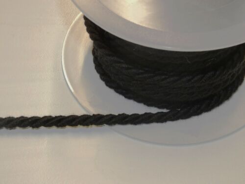 Twisted Cord Braid Piping Trim Cotton for Cushions Upholstery Crafts 6mm - Picture 3 of 13