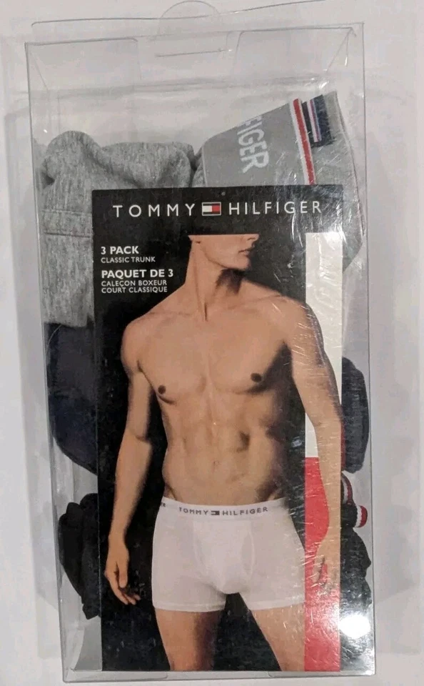 3 Pack TOMMY HILFIGER STRETCH COTTON BOXER BRIEFS MSRP $42 - Image 4 of 4
