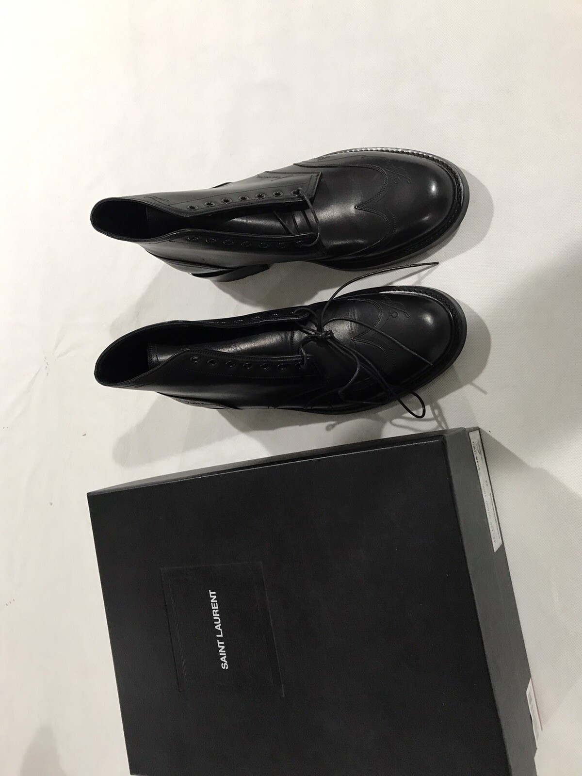 Stivaletto Saint Laurent uomo William 20 ricamato. 44 11. $1090