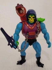 1981 He-Man MOTU Dragon Blaster Skeletor With Lock & Chain Series 4 Complete