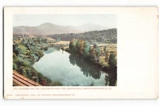 Postcard 1900 Mt. Garfield/Lafayette From The Ammonoosuc, N.H. Vintage VPC02.