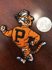 Princeton University Princeton Tigers Embroidered Iron On Patch 3” X 2.5" Nice