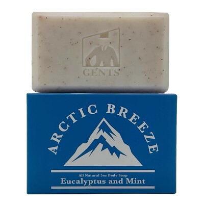 Gents Body Soap - Moisturizing Shower Bar Soap for Men (Arctic Breeze Pack of 1)