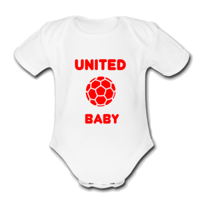 man@ utd BABY Babygrow Baby vest grow bodysuit Cute Football