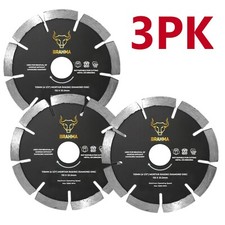Mortar Raking Disc 115mm (4.5") Premium Diamond Tipped Blade (Pack of 3)