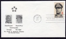 1971 Douglas MacArthur Memorial (1424) Philatelic & Historical Society FDC NM937