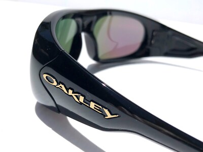 Oakley BELLEVILLE Shiny Black POLARIZED Galaxy JADE Lens Sunglass